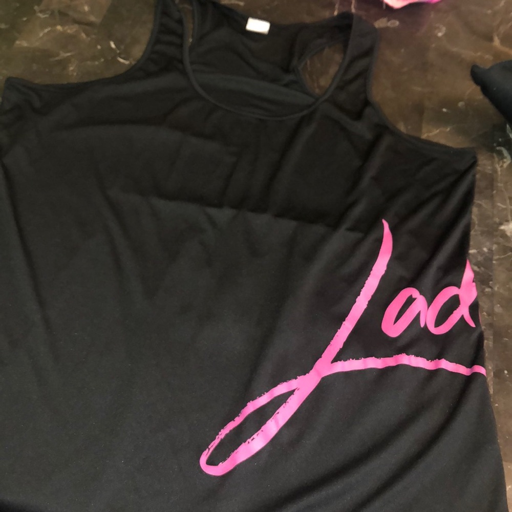 Ladyboss racer back workout tank